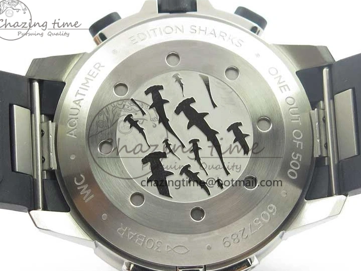 MIROTIME 0218 Aquatimer Chrono IW376803 V6F 1:1 Best Edition Gray Dial on Rubber Strap A FlexibleFit 7153